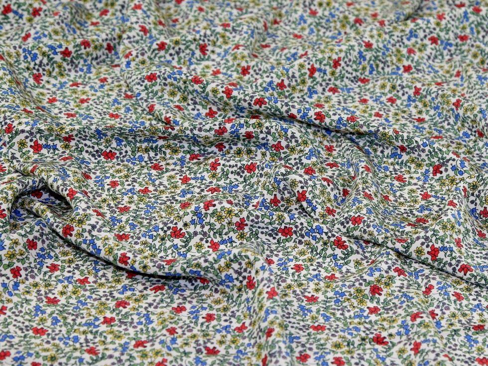 Liberty London Spring Emilias Bloom Kensington Silk Crepe De Chine Fabric