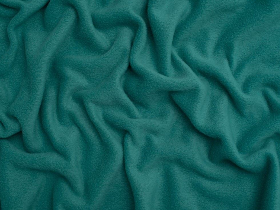 Minerva Core Range Teal Polar Fleece Fabric