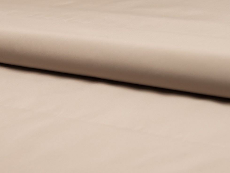 Dark Sand Deadstock Polyester Memory Raincoat Coating Fabric
