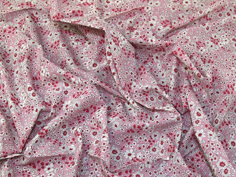 Pink Cotton Lawn Fabric