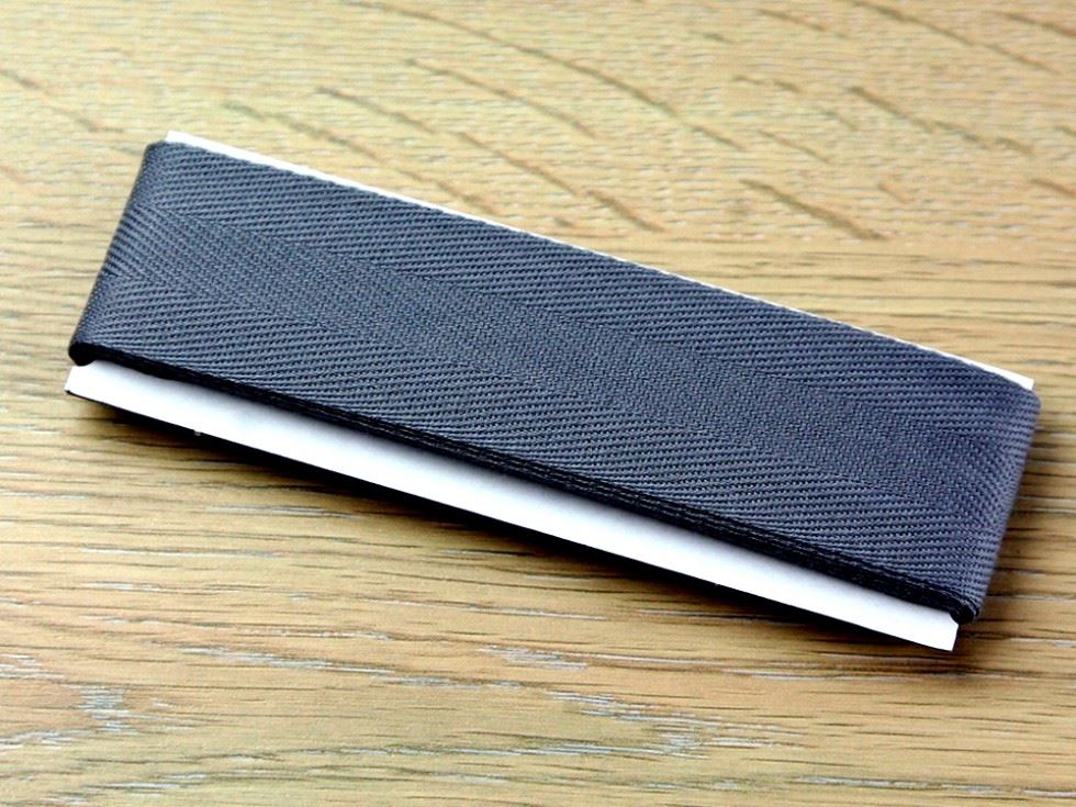 Prym Grey Strong Cotton Herringbone Tape