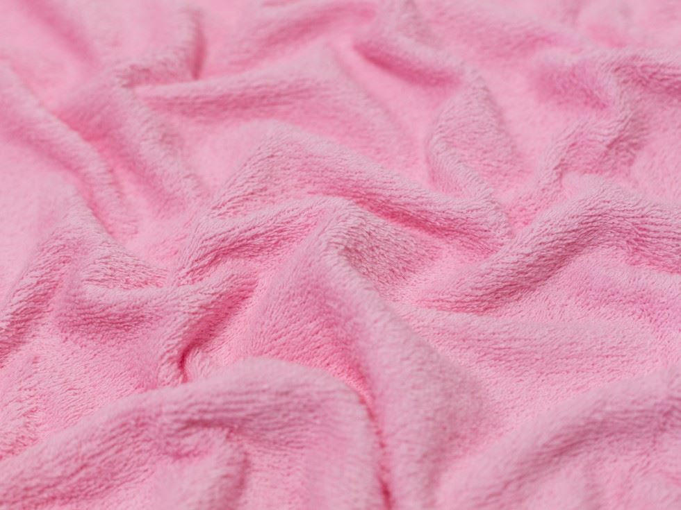 Minerva Core Range Luxury Cotton Towelling Fabric Rose Pink