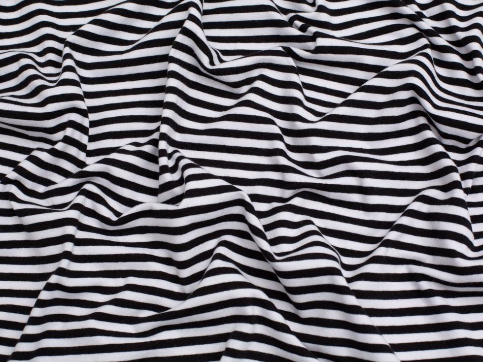 Minerva Core Range Cotton Jersey Stretch Knit Fabric Black
 