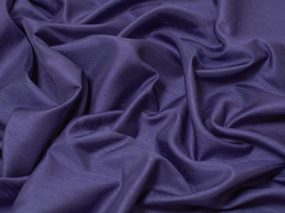 Grape Satin Back Dupion Fabric