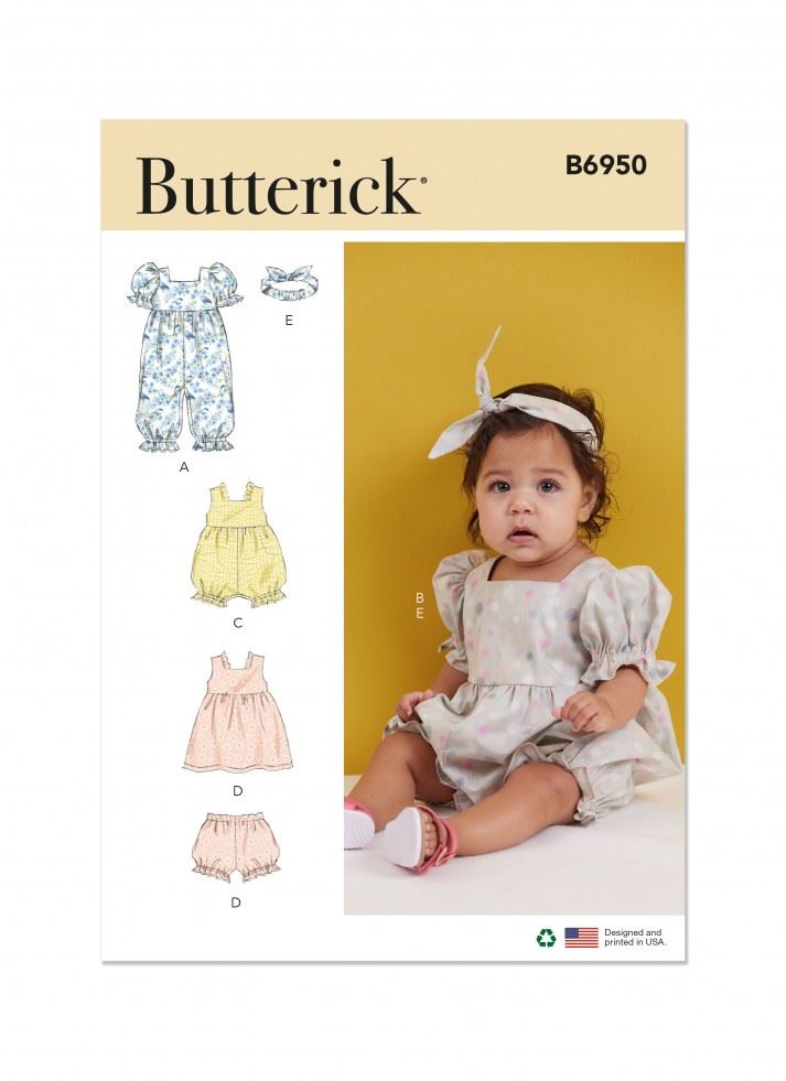 Butterick Paper Sewing Pattern 6950
 