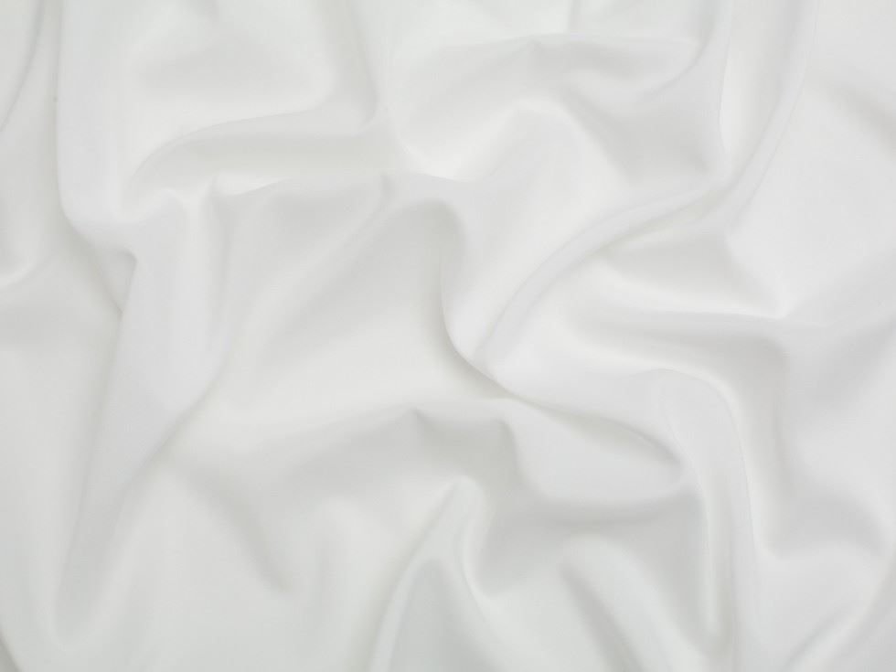 Minerva Core Range Sensation Stretch Woven Sheer Chiffon Fabric Ivory
 