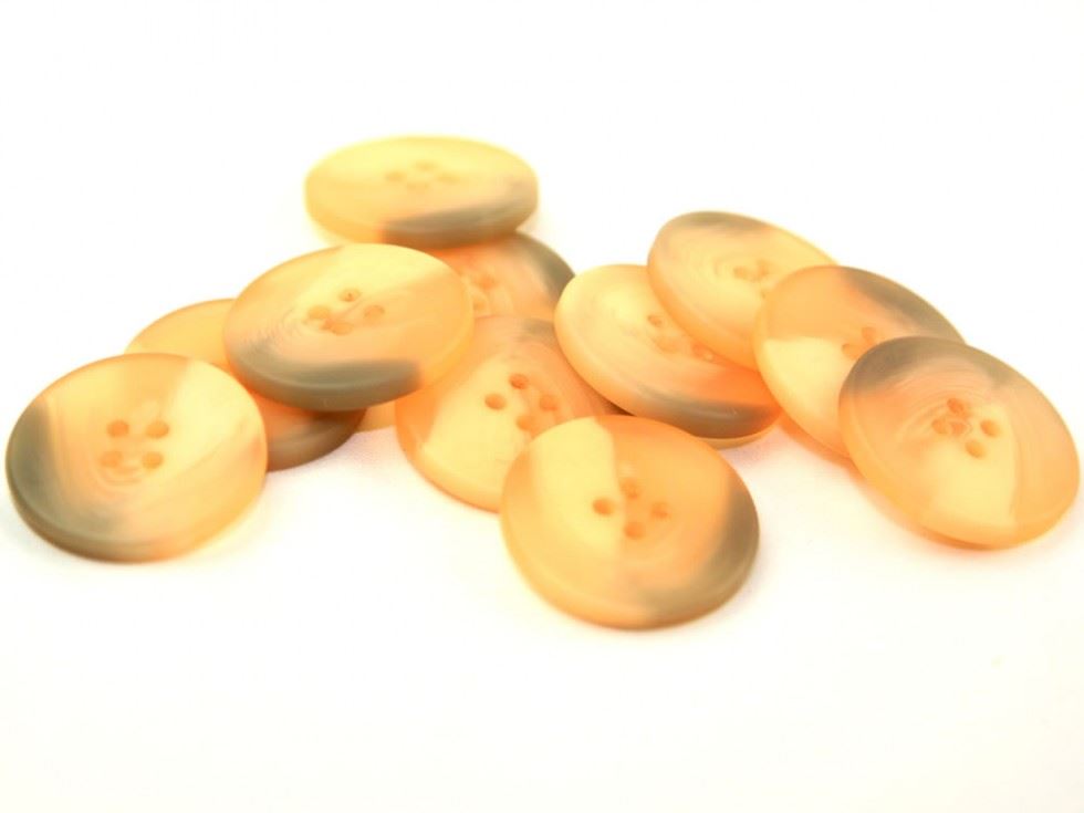 Dill Peach Round Matte Buttons (Value Pack)