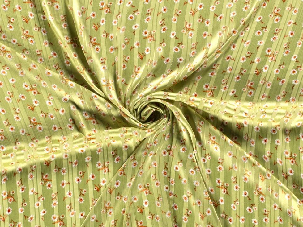 Lurex Sparkle Sheer Chiffon Fabric Green
 