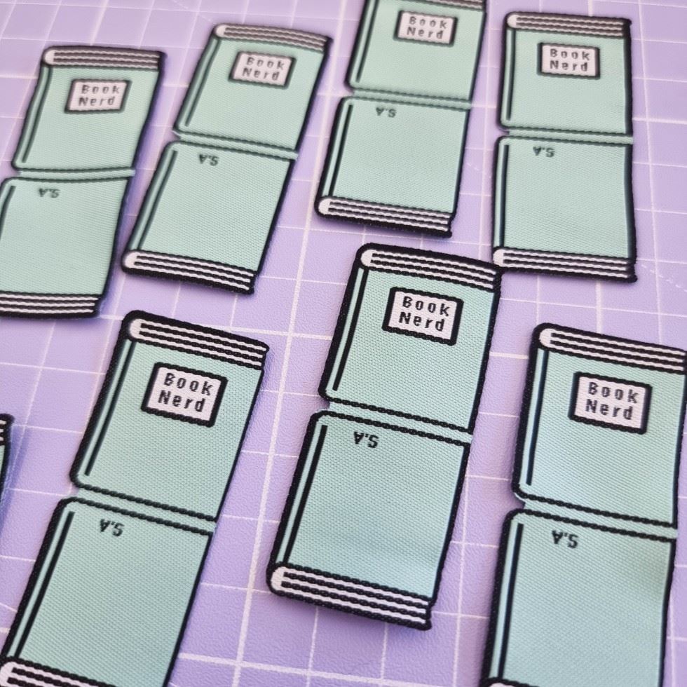 Sew Anonymous Book Nerd Seamies Woven Labels
 