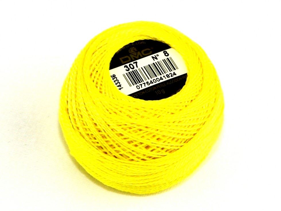 Dmc 307 Size 8 Cotton Perle Thread