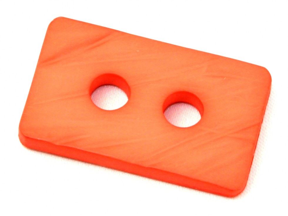 Dill Orange Textured Rectangle Buttons (Value Pack)