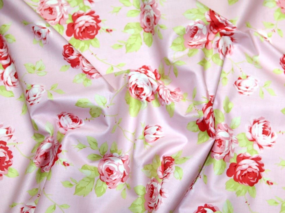 Free Spirit 100% Cotton Poplin Fabric Pink
 