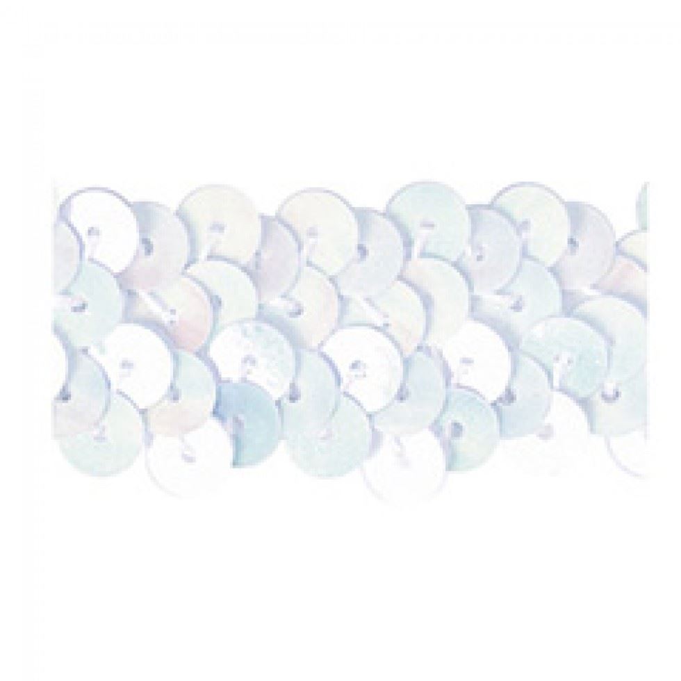 Trimits Bridal White Stretch Sequins Trim