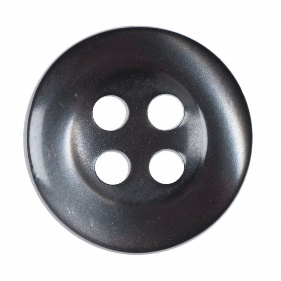 Hemline Smoked Round Translucent Buttons