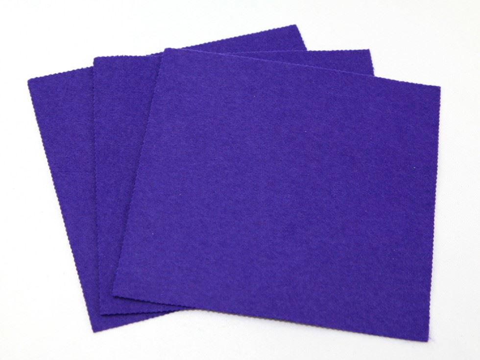 Minerva Core Range Purple Self Adhesive 9Inch Felt Fabric Sheets