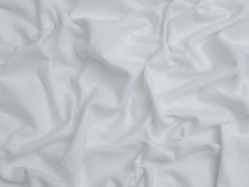 Minerva Core Range Extra Wide Light Cotton Flannel Fabric White
 