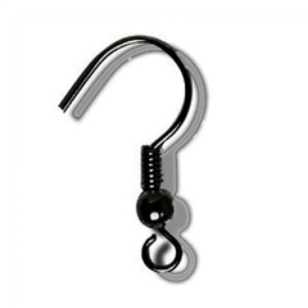 Trimits Ear Wires Findings (Value Pack of 5) Black