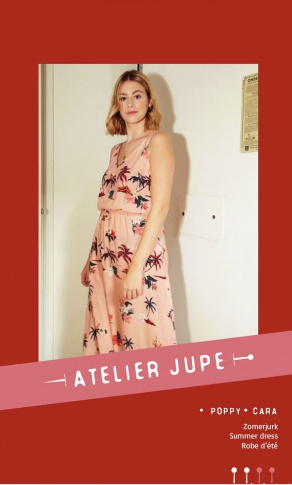 Atelier Jupe Paper Sewing Pattern Poppy & Cara Dress Atelier Jupe Paper Sewing Pattern Poppy & Cara Dress
