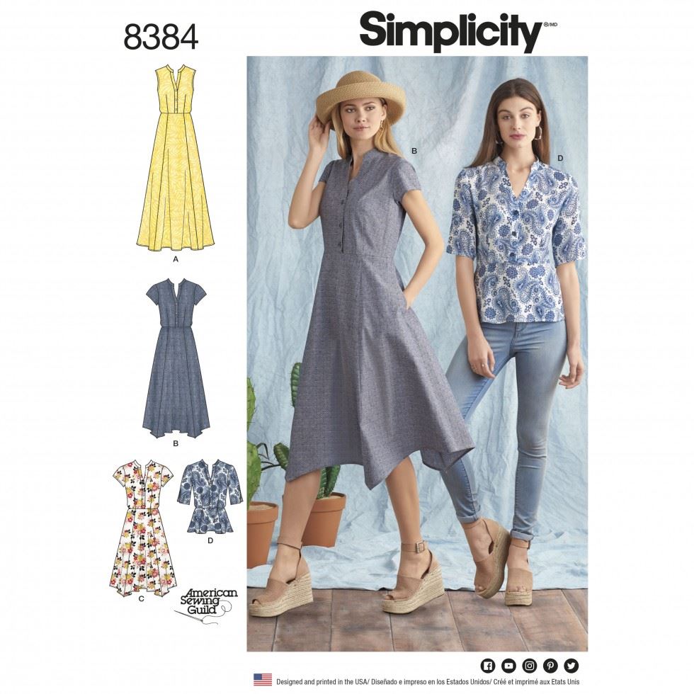 Minerva Sewing Pattern 8384 Simplicity Simplicity-8384-H5