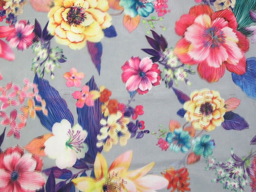 Platinum Deadstock Polyester Voile Fabric