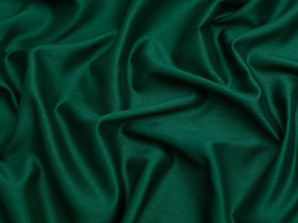 Minerva Core Range Shantung Dupion Fabric Forest
 