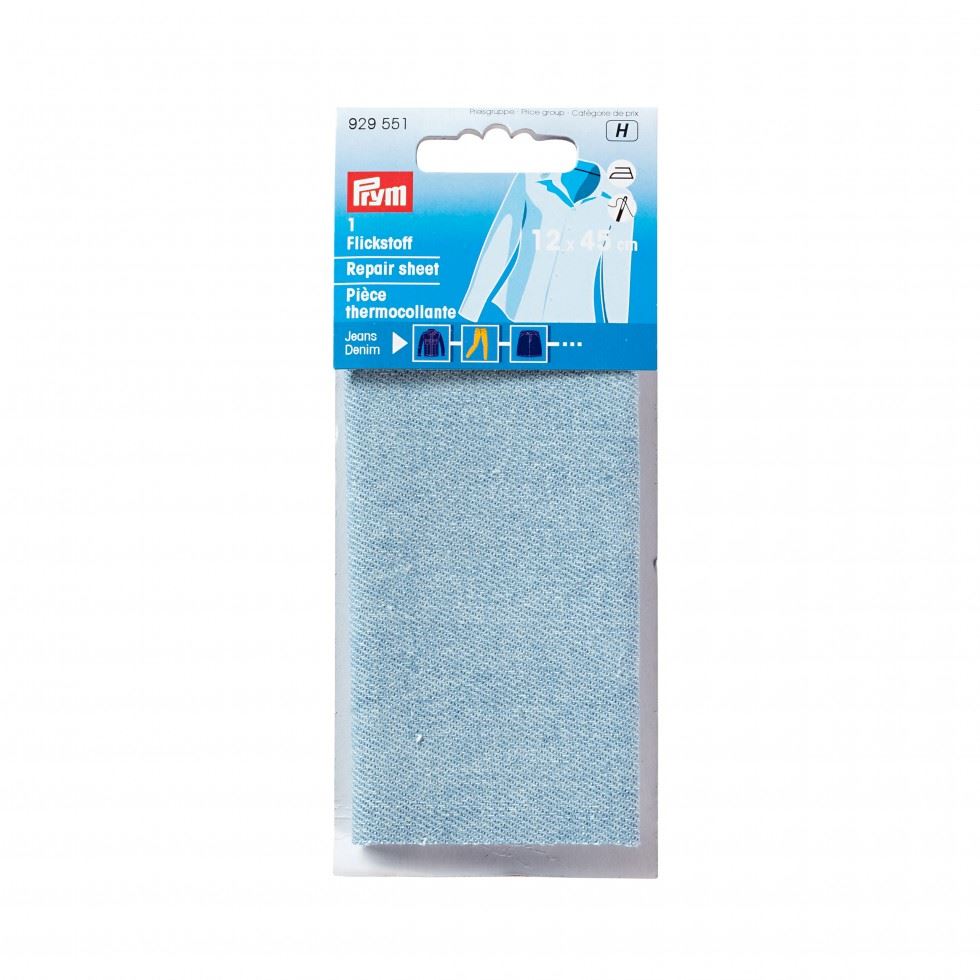 Prym Denim Repair Sheet Light Blue
 