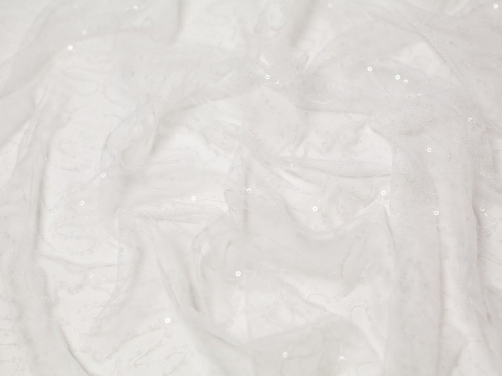 Minerva Core Range Amorous Embroidered Lace Fabric Ivory