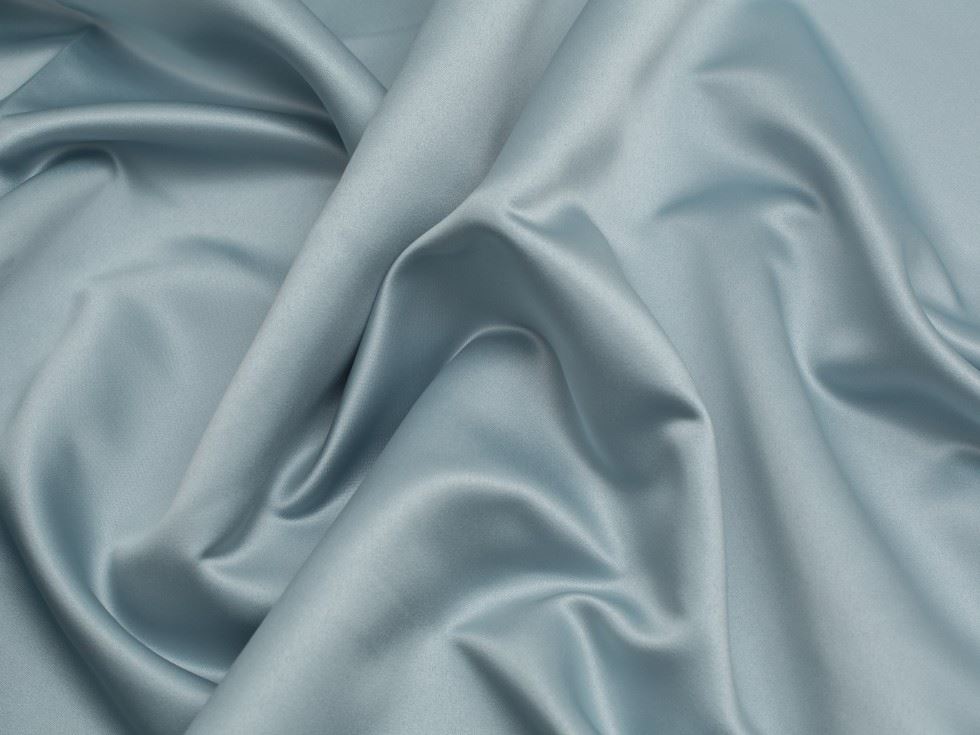 Minerva Core Range Classique Duchess Satin Fabric Slate