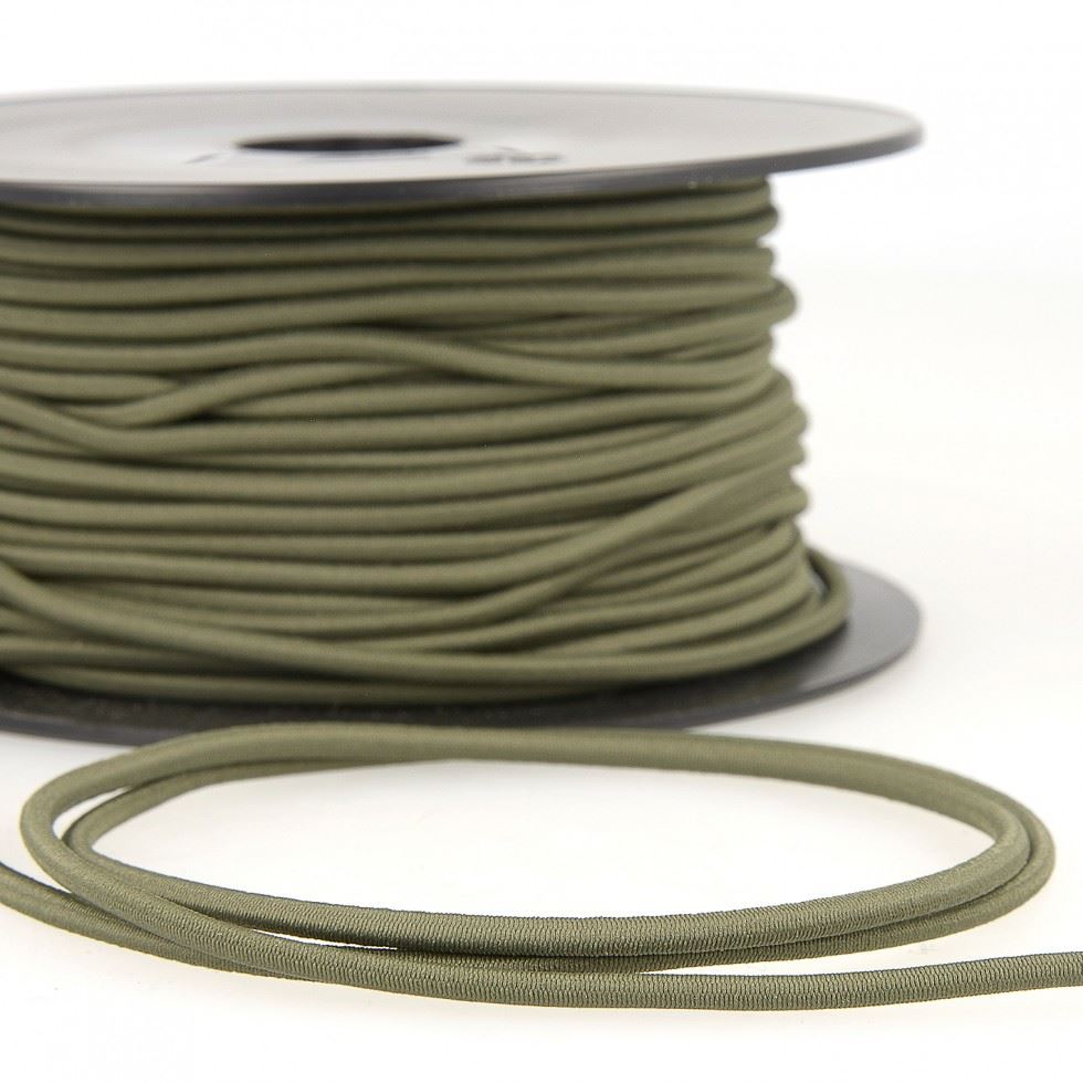 Stephanoise Round Elastic Cord Khaki
 