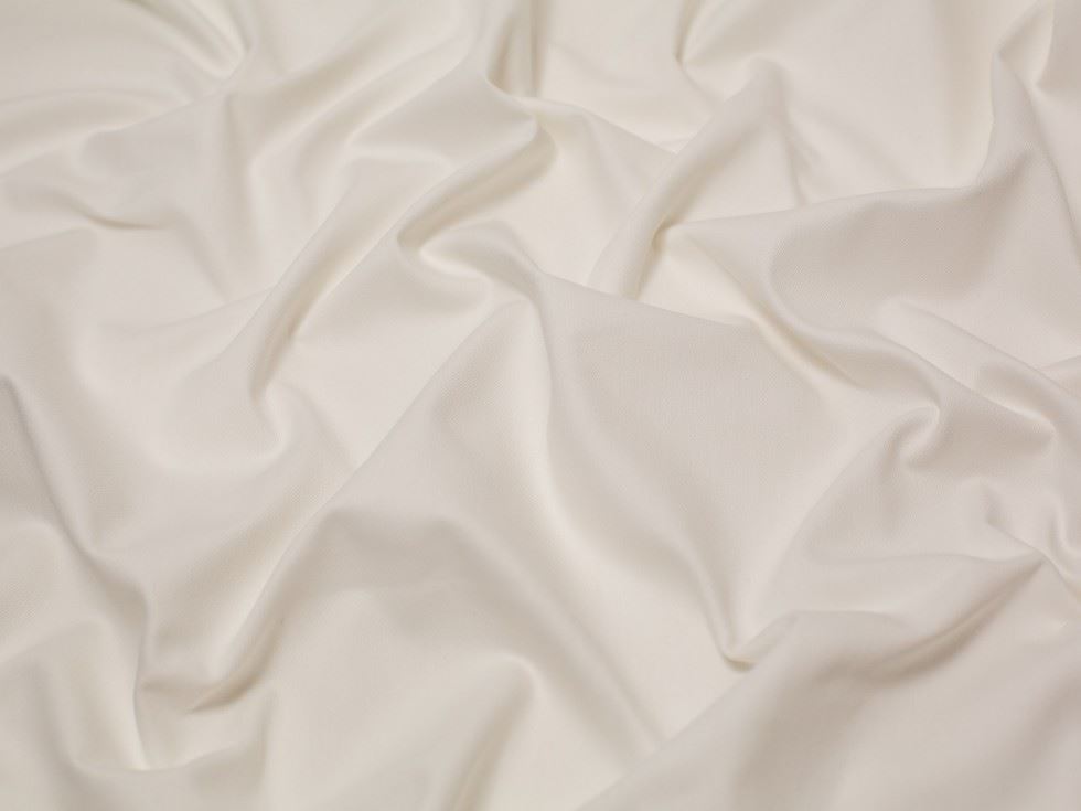 Minerva Core Range Ivory 280Gsm Stretch Washed Denim Fabric