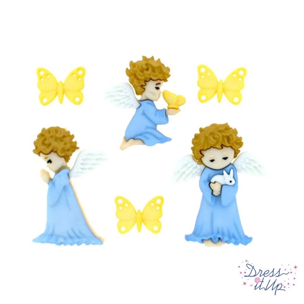 Dress It Up Cherished Angels Buttons
 