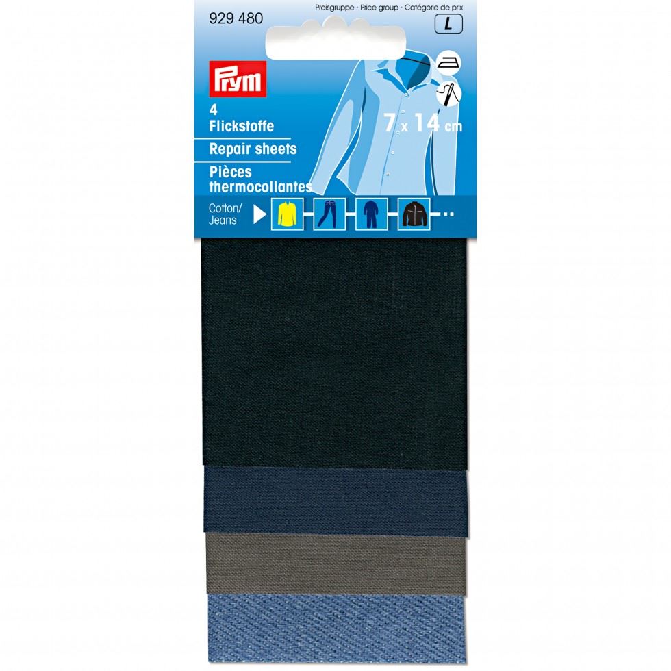 Prym Assorted Cotton Repair Sheet