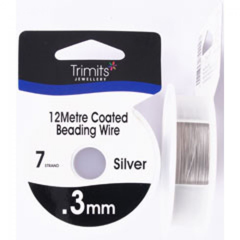 Trimits Silver Coated Bead Wire (Value Pack)