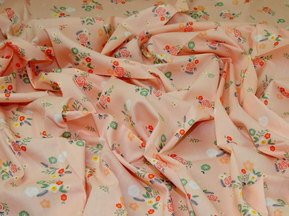 Pink Deadstock 100% Cotton Poplin Fabric