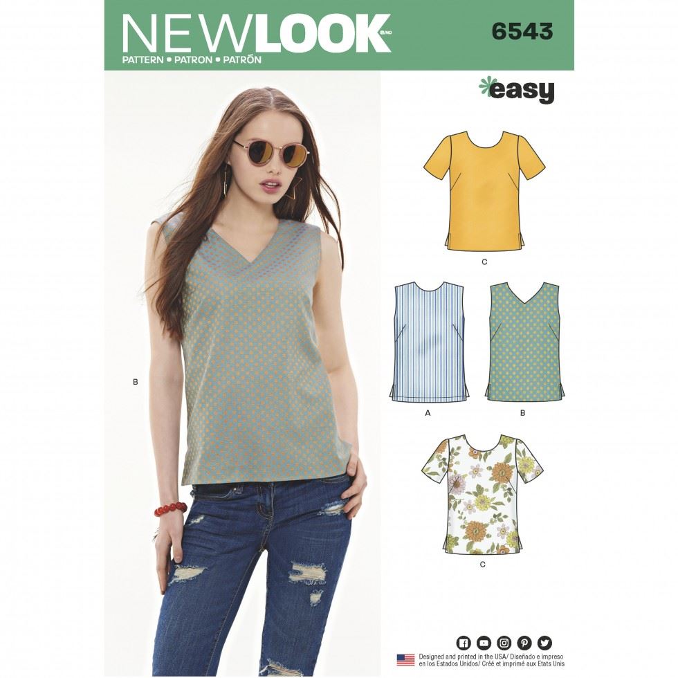 New Look Paper Sewing Pattern 6543
 