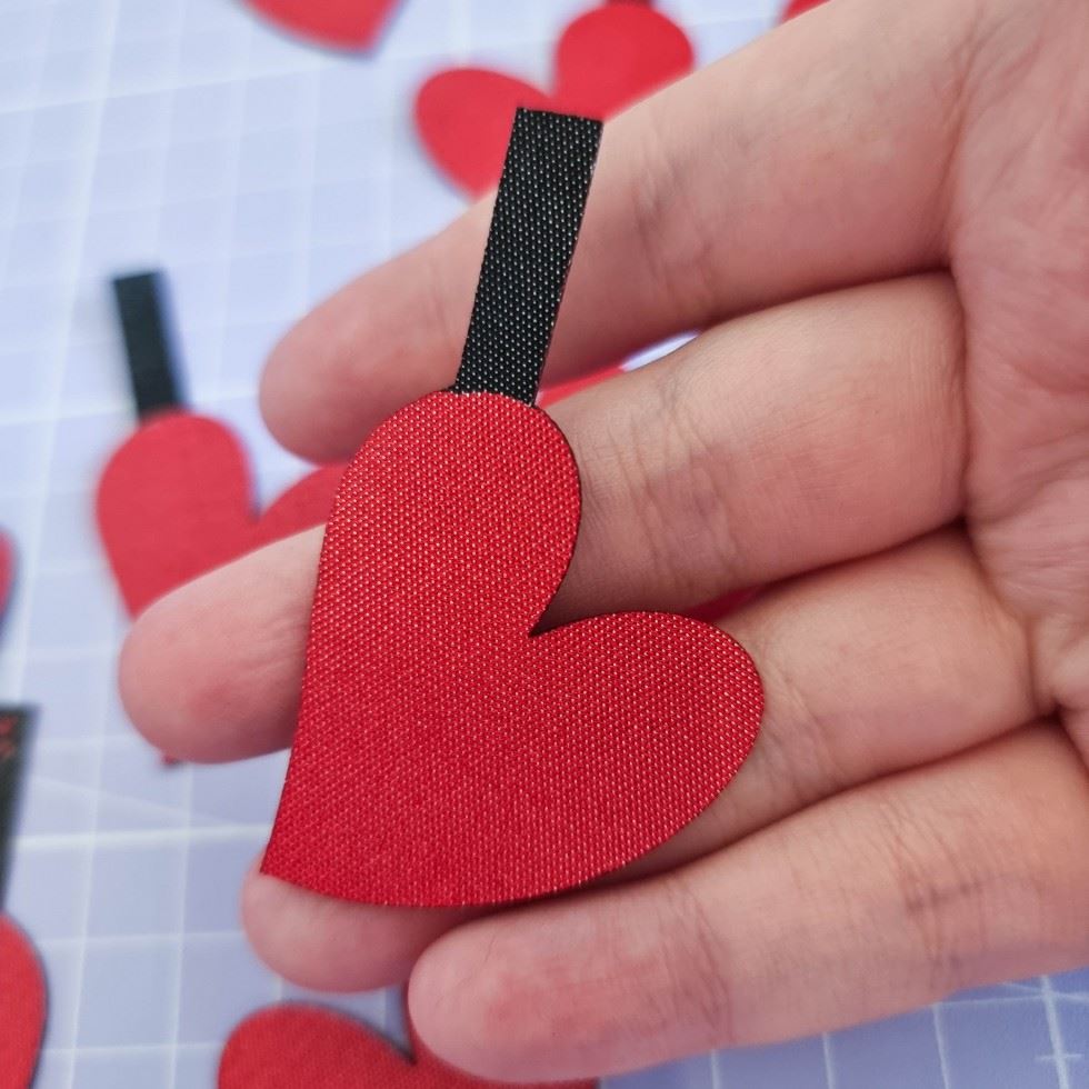 Sew Anonymous Sacred Heart Silhouette Woven Labels
 
