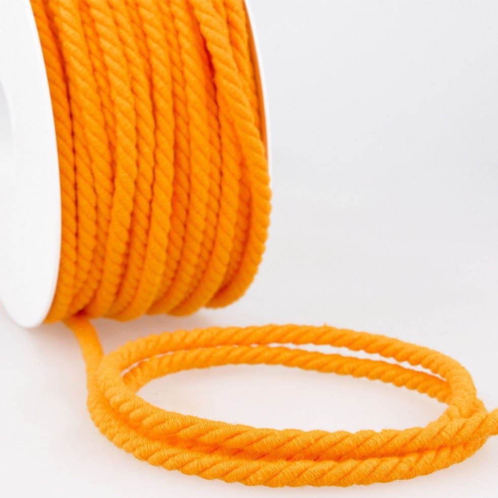 Stephanoise Round Cotton Cord Yellow
