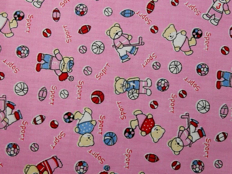 Pink Deadstock 100% Cotton Fabric