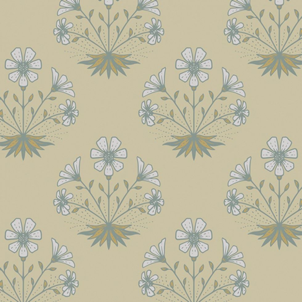 Art Gallery Fabrics Floral Reflection 100% Cotton Poplin Fabric
 
