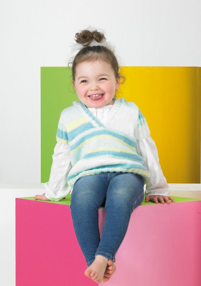 Stylecraft Merry Go Round Knitting Pattern 8743
 
