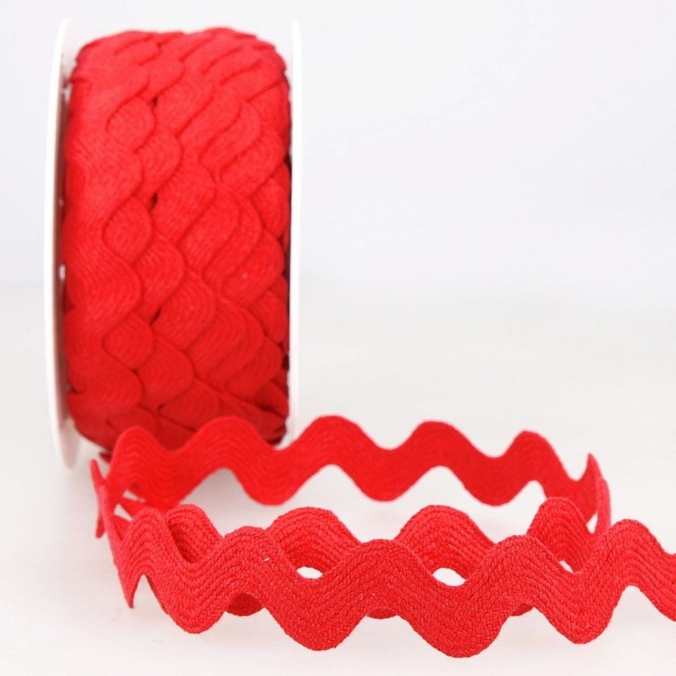 Stephanoise Red Ric Rac Trim