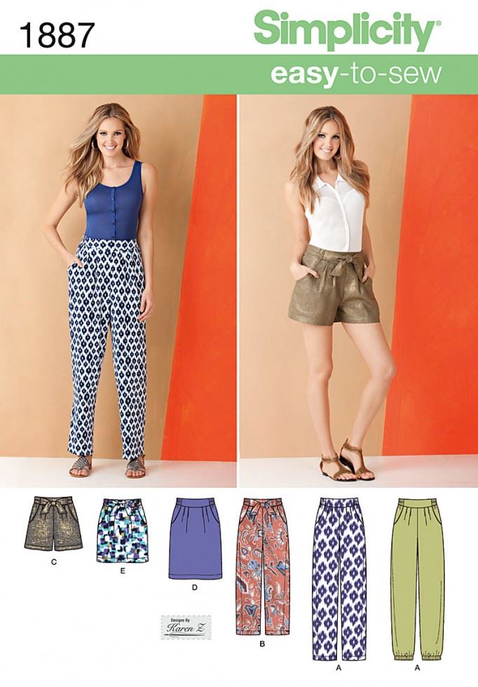 Simplicity Sewing Pattern 1887