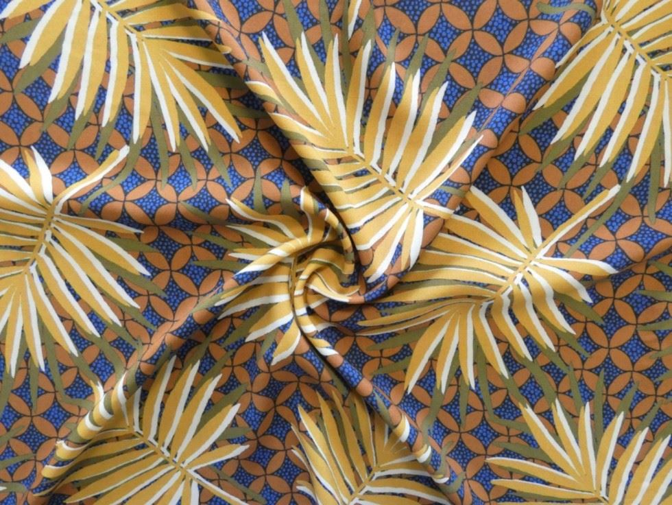 Lady Mcelroy Terracotta Viscose Challis Fabric