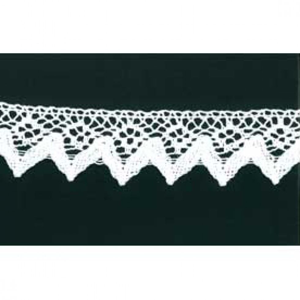 White Cotton Lace Trim