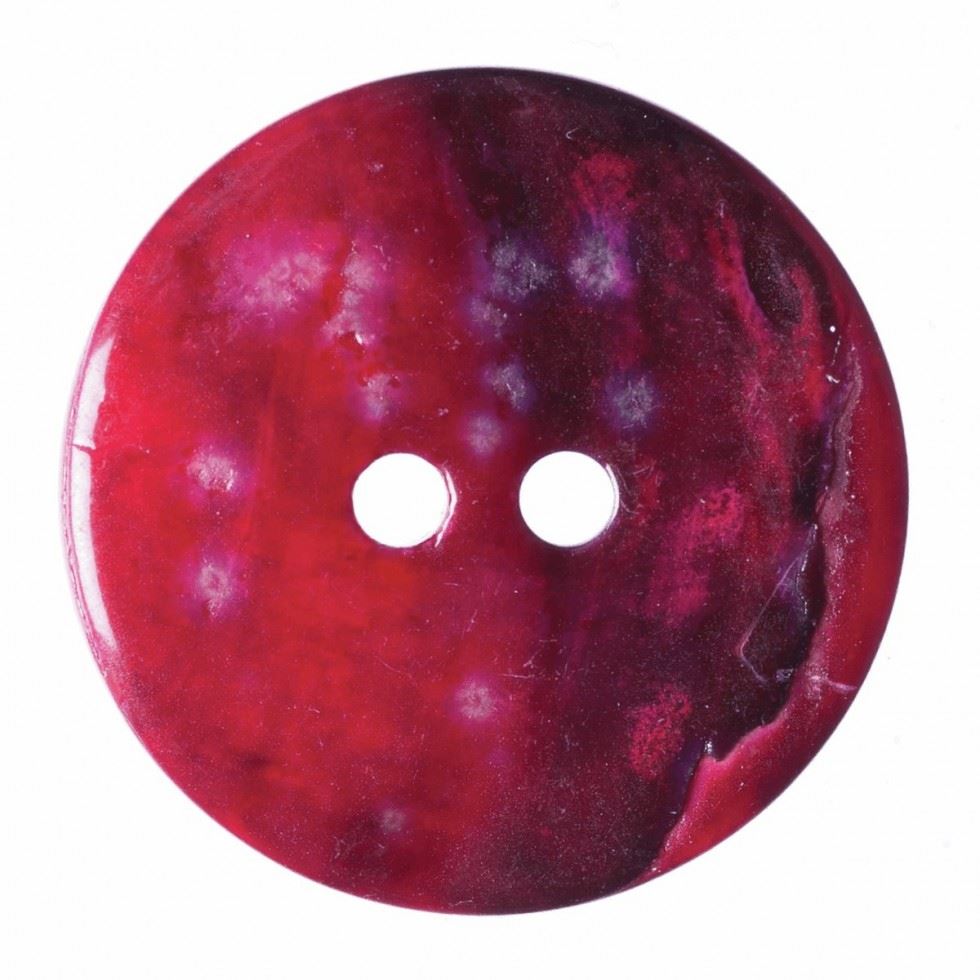 Hemline Fuchsia Round Shell Buttons