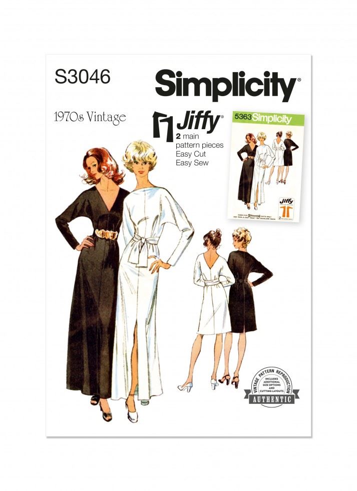 Minerva Sewing Pattern 3046 Simplicity Simplicity-3046-K5