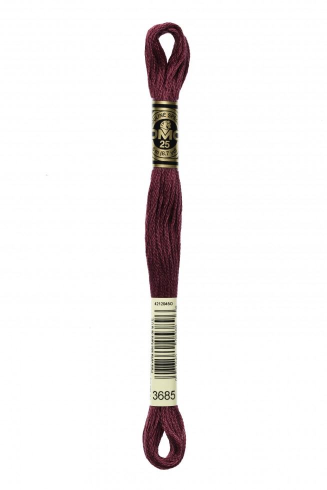 DMC Stranded Cotton Embroidery Thread 3685
 