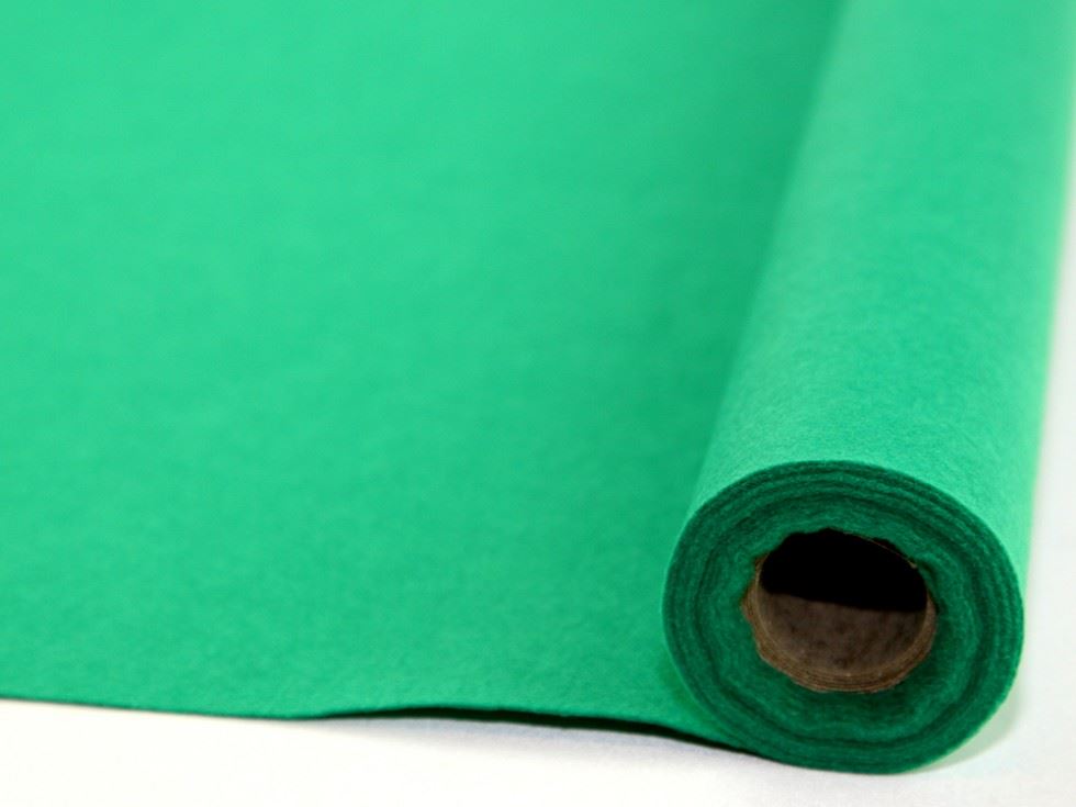 Minerva Core Range Self Adhesive Felt Fabric Roll Viridian Green