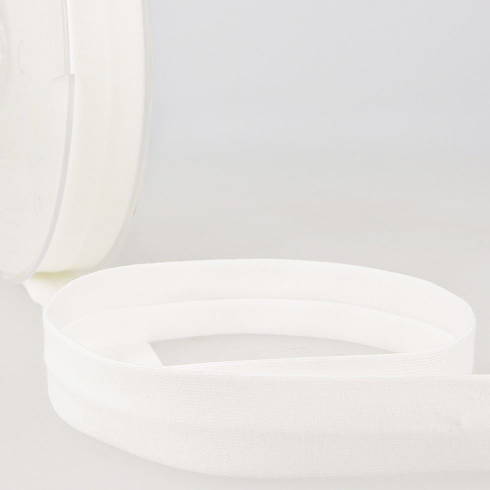 Stephanoise Cotton Jersey Bias Binding Tape Ivory
 