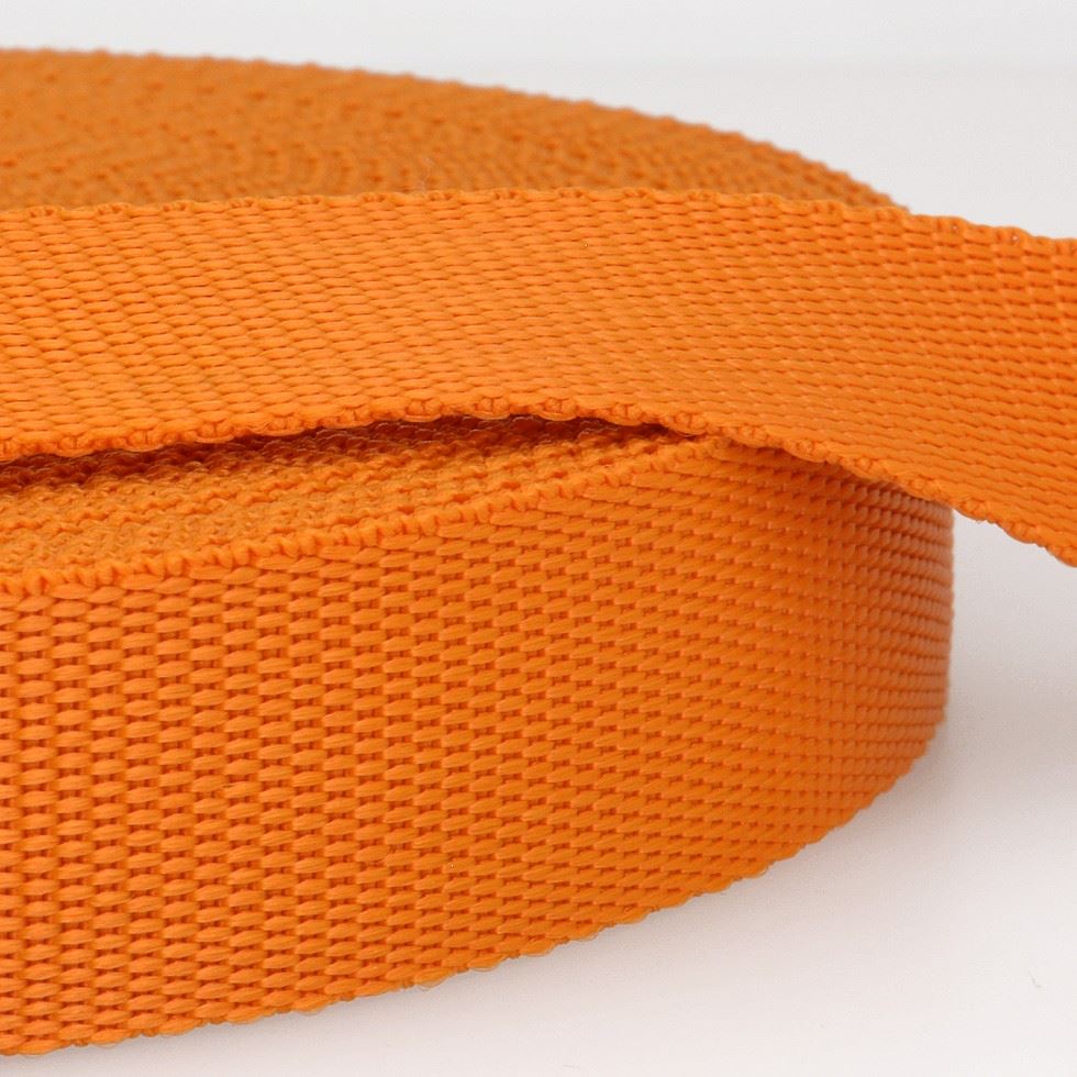Stephanoise Orange Polypropylene Webbing